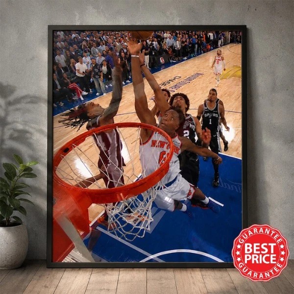 NWT NBA Finals Game 4 Knicks OG Anunoby Laocoon And His Son Poster 2026