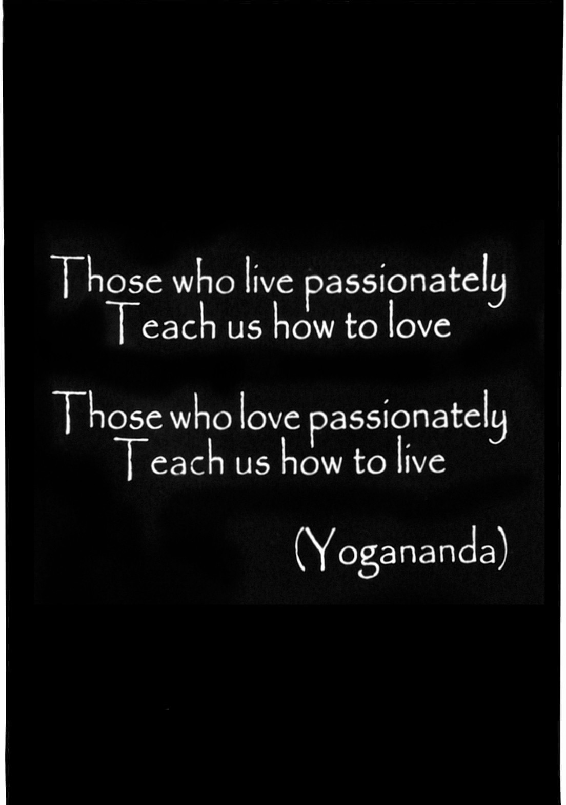 Inspirational Quote Wall Scroll Tapestry « Yogananda » Motivational Yoga Banner
