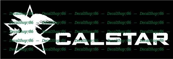 Calstar Fishing Rods – Outdoor Sports – Vinyl Die-Cut Peel N&rsquo; Stick Decals