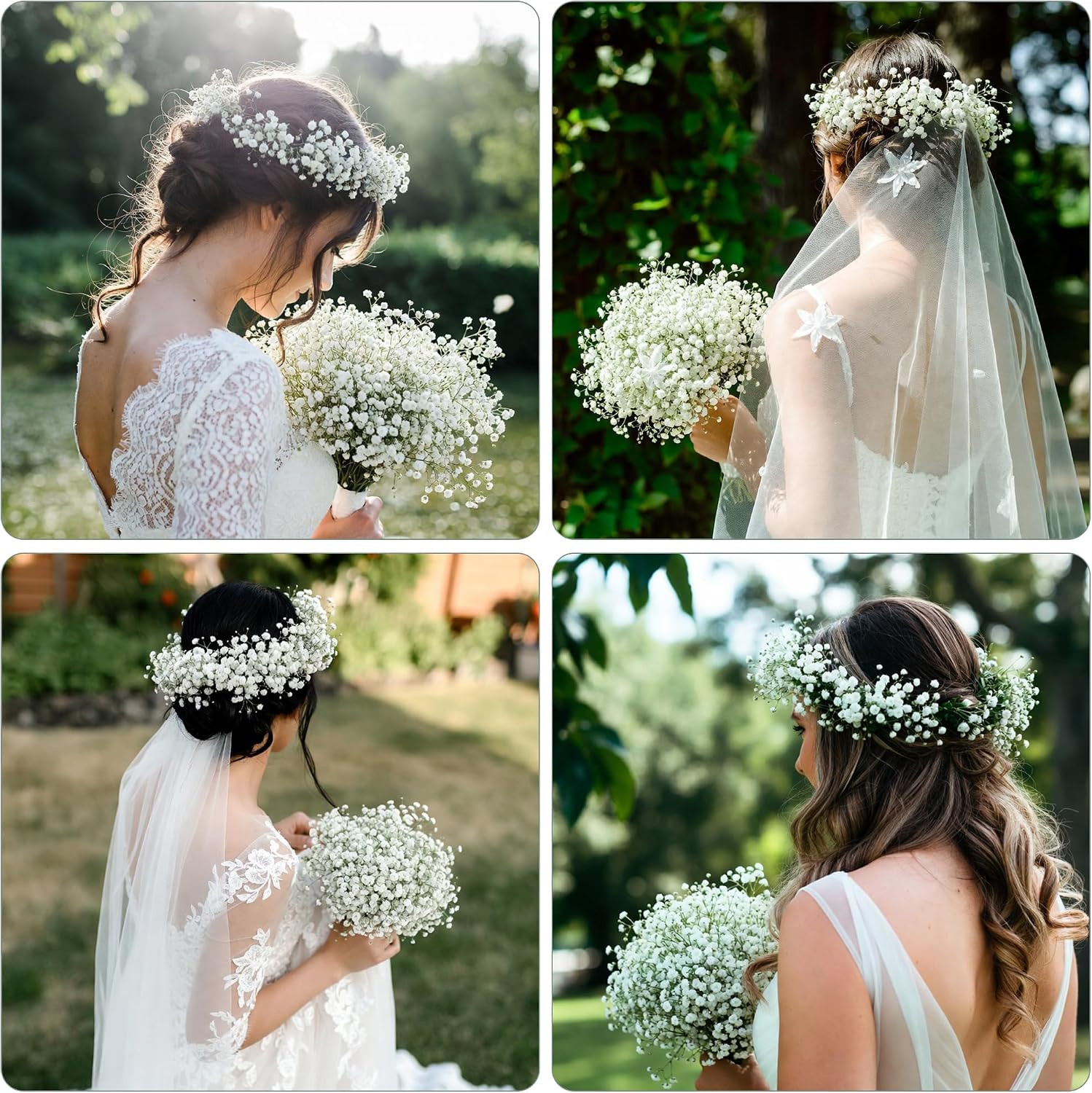 Real Touch Baby&rsquo;s Breath Artificial Flowers – 30 Pcs for Weddings & Decor