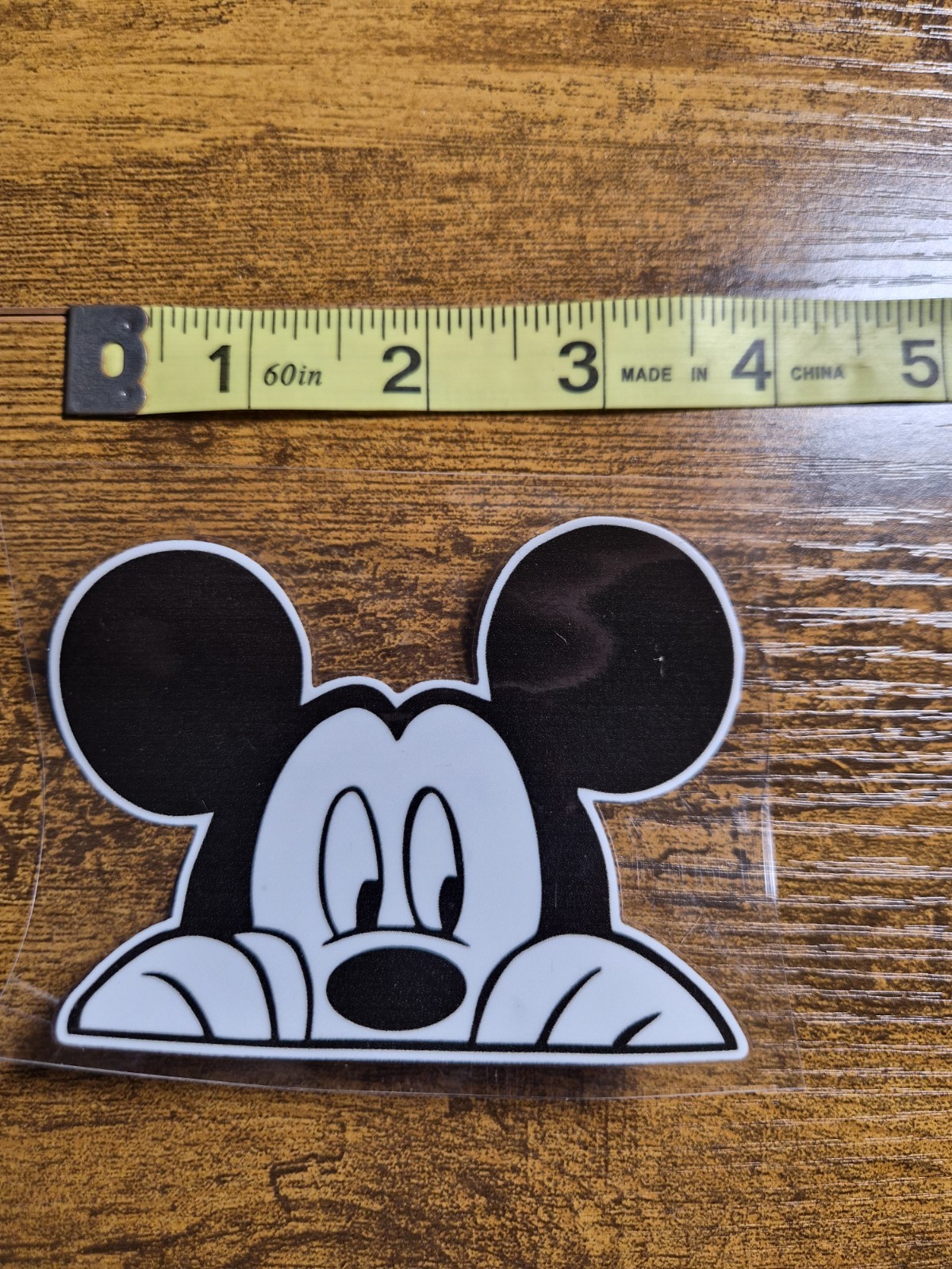 Mickey Mouse Disney High Quality UV DTF Raised Decal Sticker