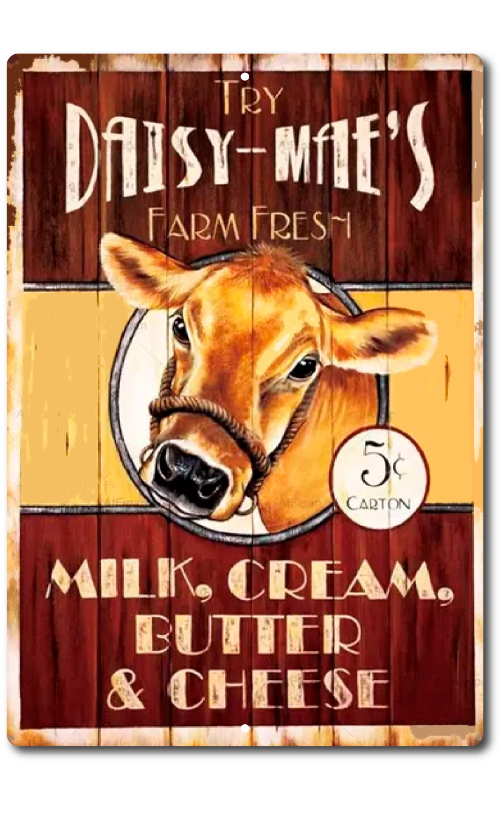 TIN SIGN Farm Life Rustic Milk Metal Sign Décor Shop Barn Ranch Cottage Garage