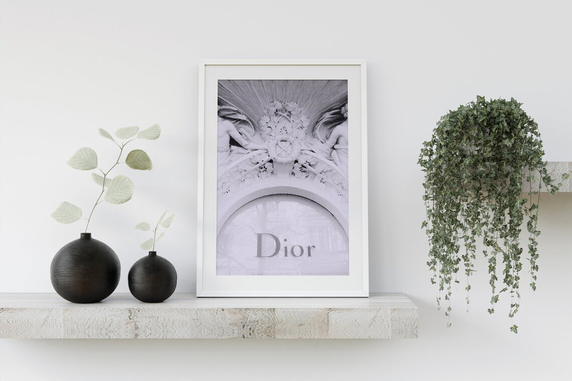 Branded Fashion White Aesthetic Retro poster Choose your Size