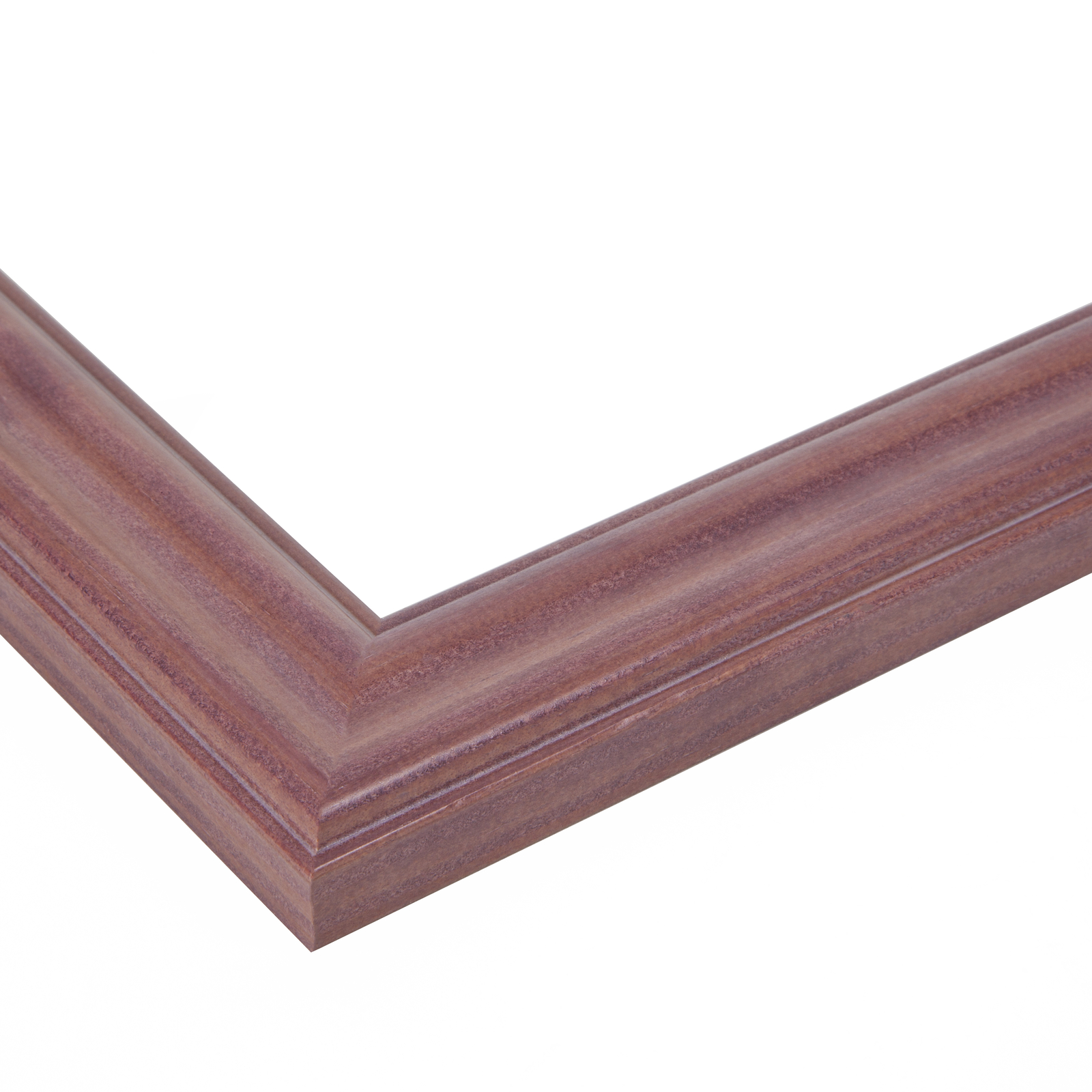 ArtToFrames Picture Frame Custom 1.5&Prime; Pink Ridged Mauve Wood 4441 Small