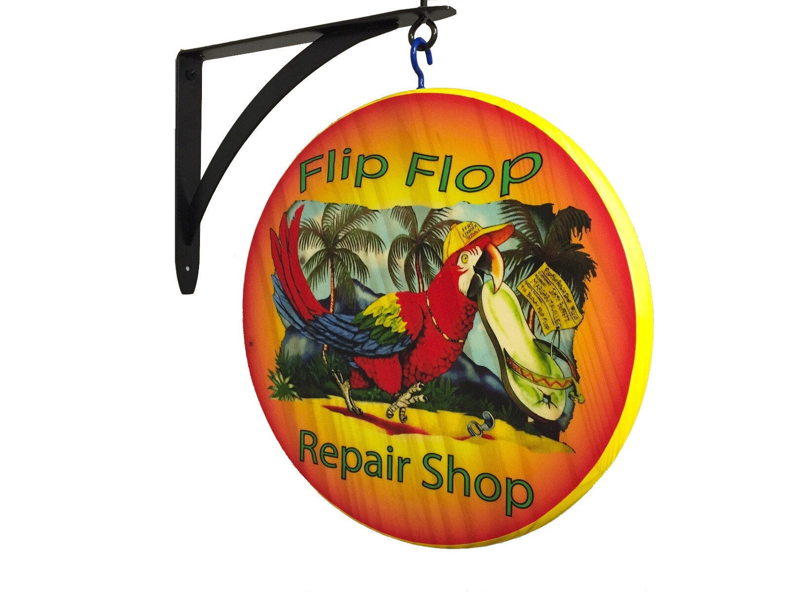 Double Sided Flip Flop Repair Shop Pub Sign