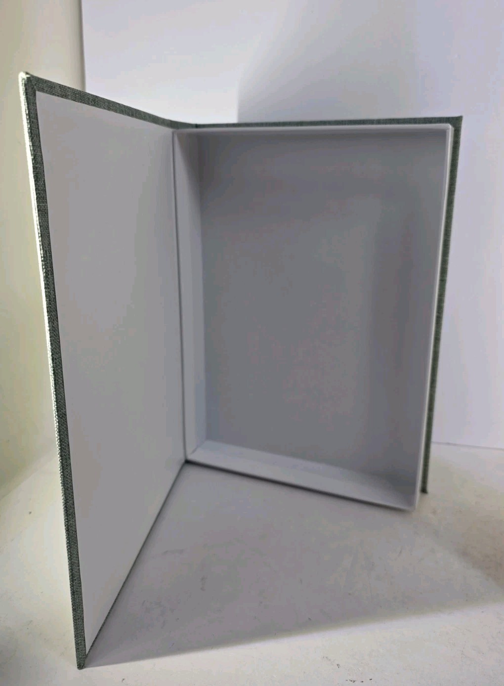 Decorative Books Boxes for Home Decor 3 Pcs Beautiful Linen Faux Box for 3pcs
