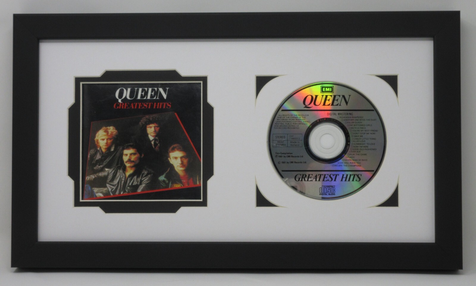 CD JEWEL CASE (NOT INCLUDED) PICTURE DISPLAY WALL FRAME 9.5&Prime; x 9.5&Prime;