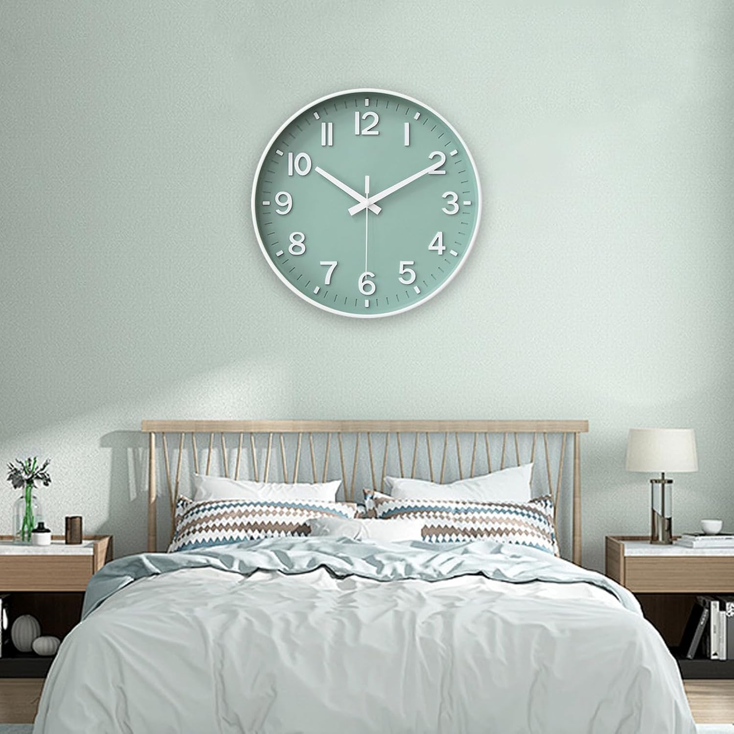 Wall Clocks Battery Operated,Wall Clock,8 inch Wall Clock Silent Non Tick