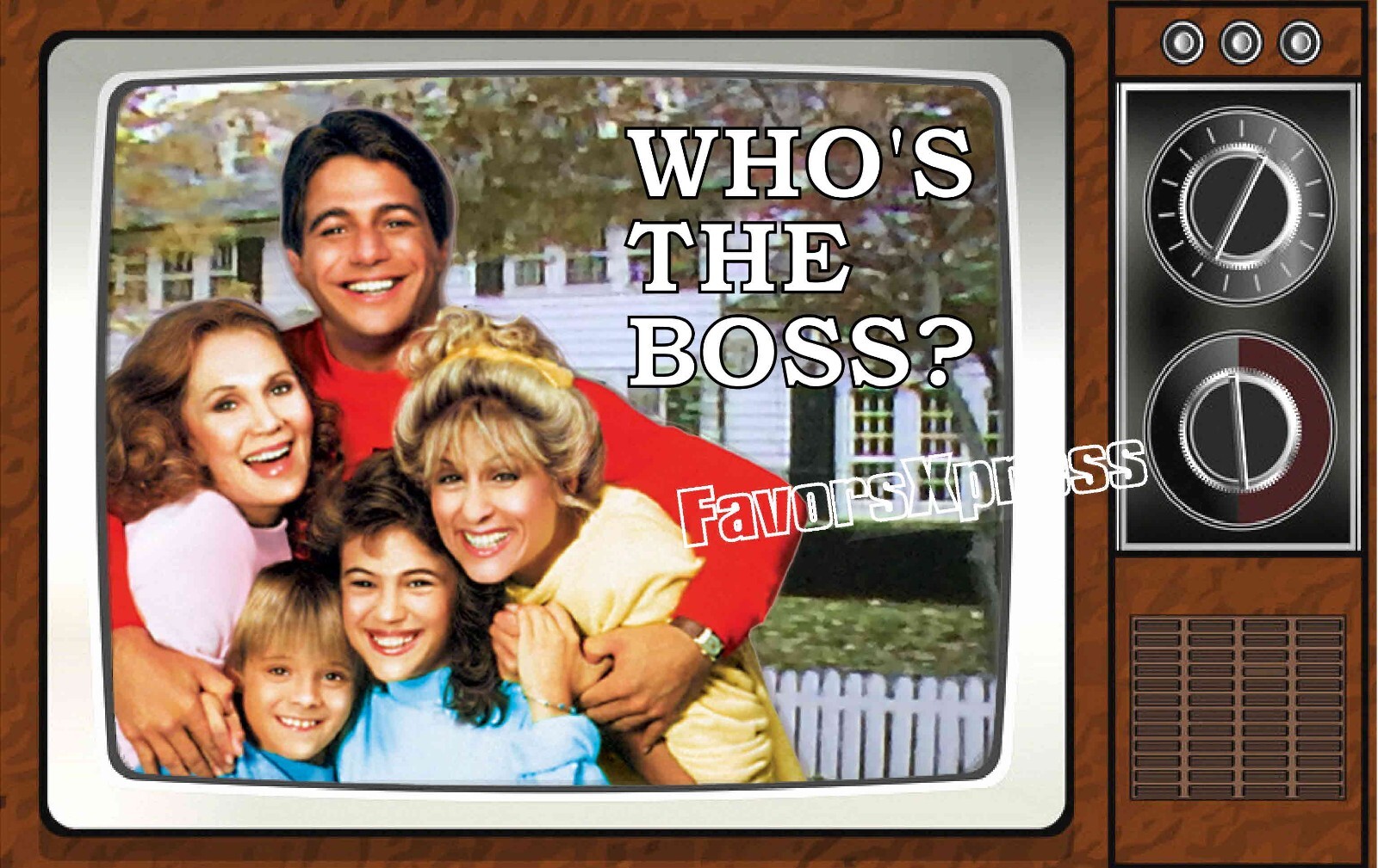 Who&rsquo;s the Boss Classic TV Show PHOTO MAGNET 4 X 2.5 INCHES