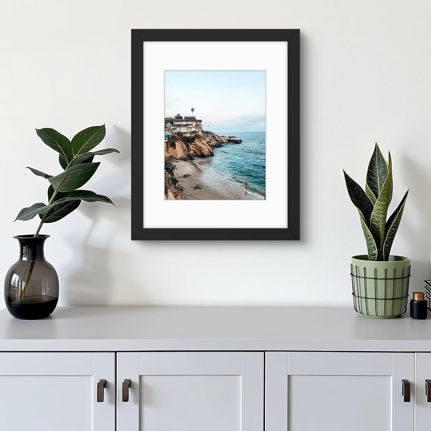 , 11X14 Frames Display 8X10 Picture with Mat or 11X14 Photo without Mat, Shatter