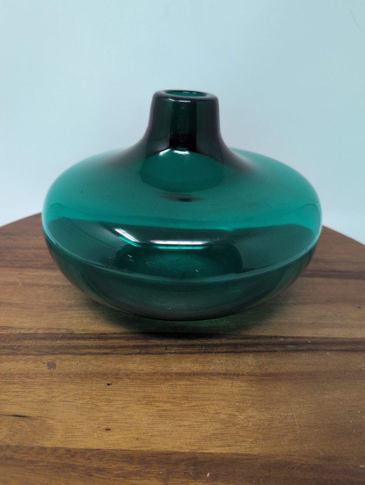 IKEA Salong Bulb Vase Blue Glass Johanna Jelinek Scandinavian Design Vase