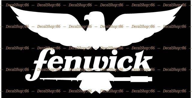 Fenwick Fishing Rods -Outdoor Sports- Vinyl Die-Cut Peel N&rsquo; Stick Decal/Sticker