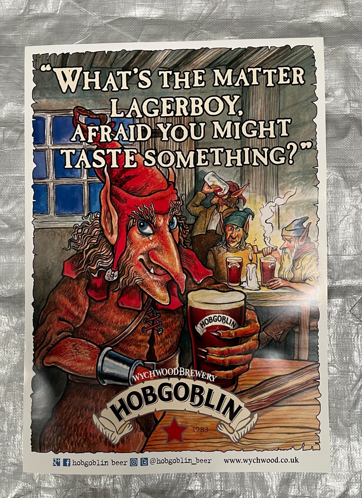 Hobgoblin Beer Lager Poster