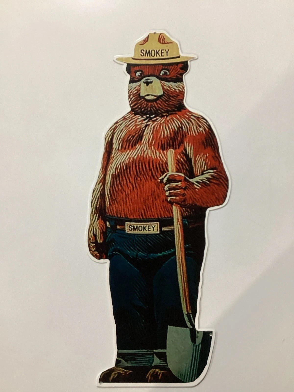 Smokey The Bear Laser Cut Out 23.5” X 12”