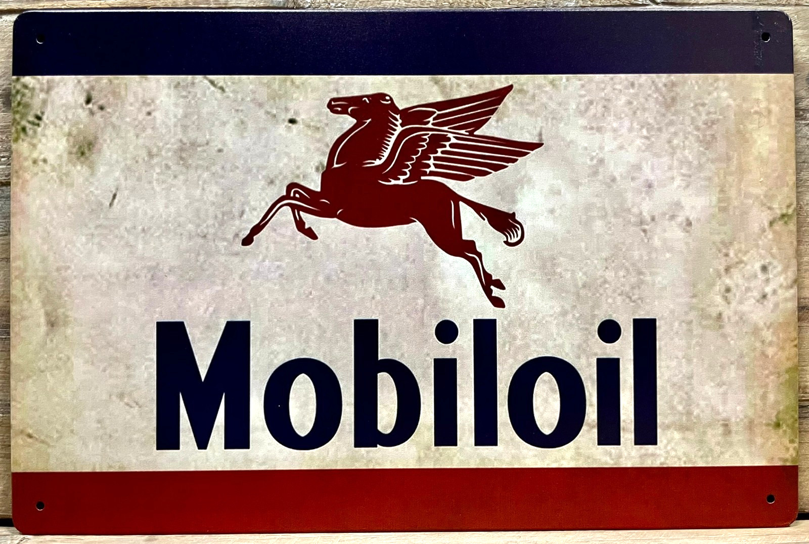 Mobil Oil Metal wall sign 12&Prime; x 8&Prime;