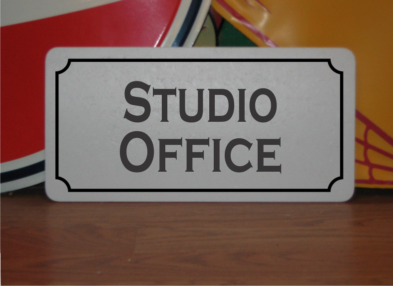 Studio Office Metal Sign