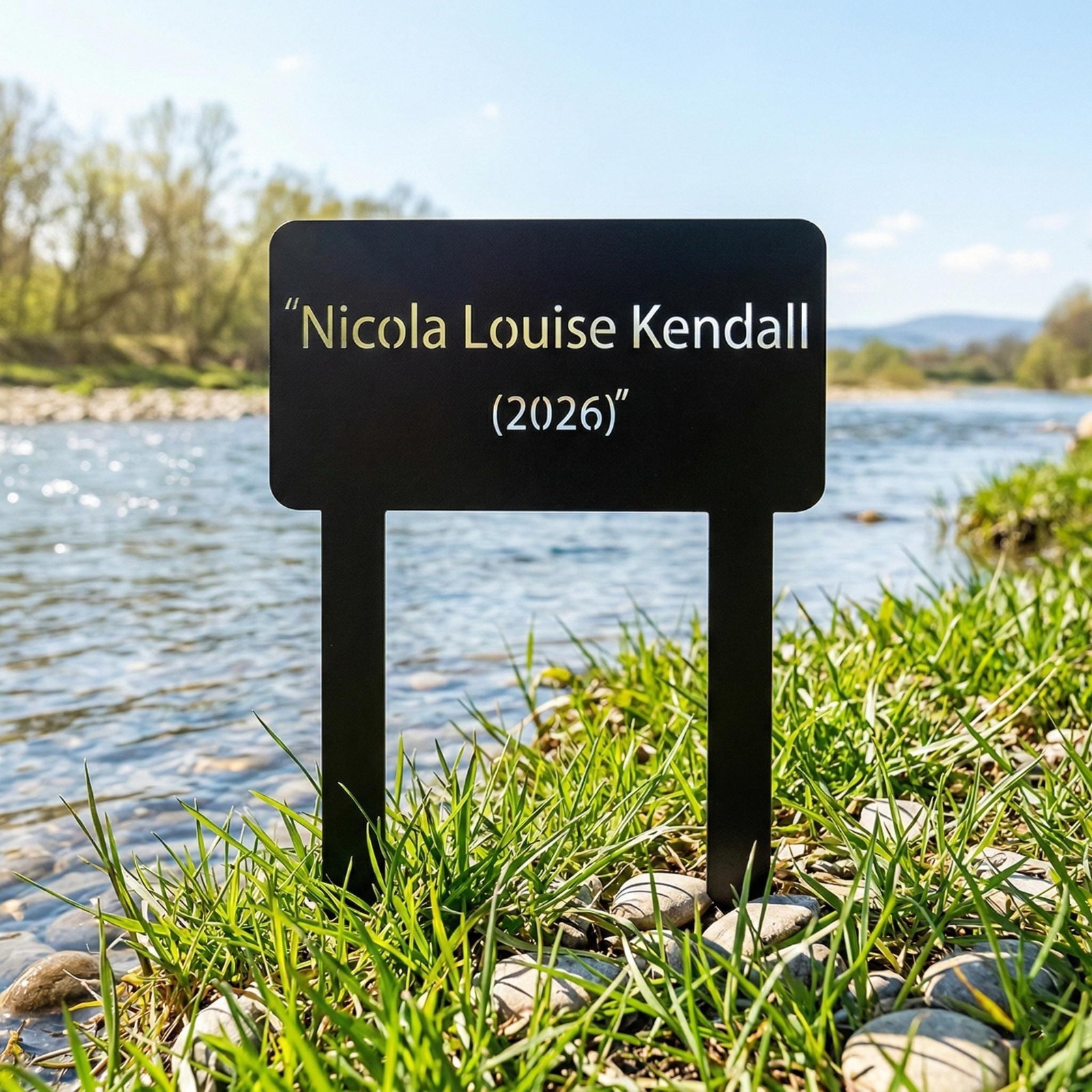 Custom Yard Sign with Stake, Design Your Own Metal Sign, Personalized Lawn Sign