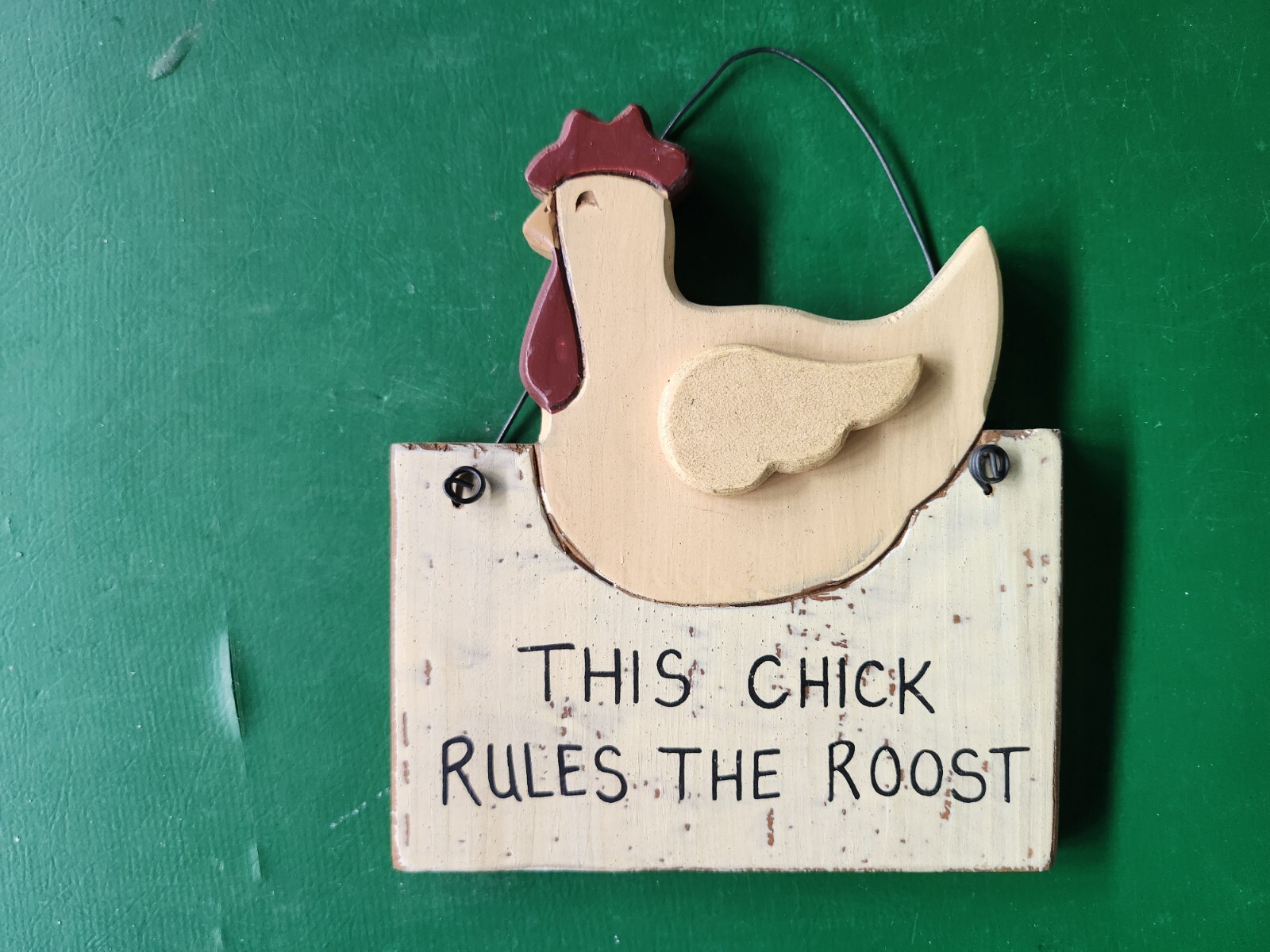 This Chick Rules The Roost Plaque 6&Prime; x 4.75&Prime; (MS 63)