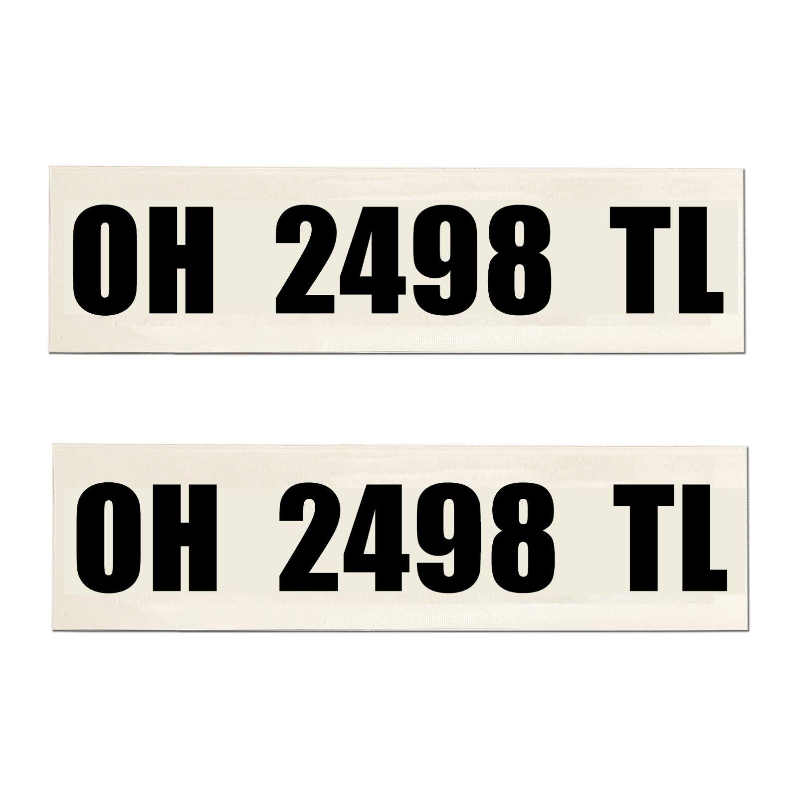 Boat Registration Numbers Vinyl Decal Set – 3&Prime; Tall USCG & State Compliant 868