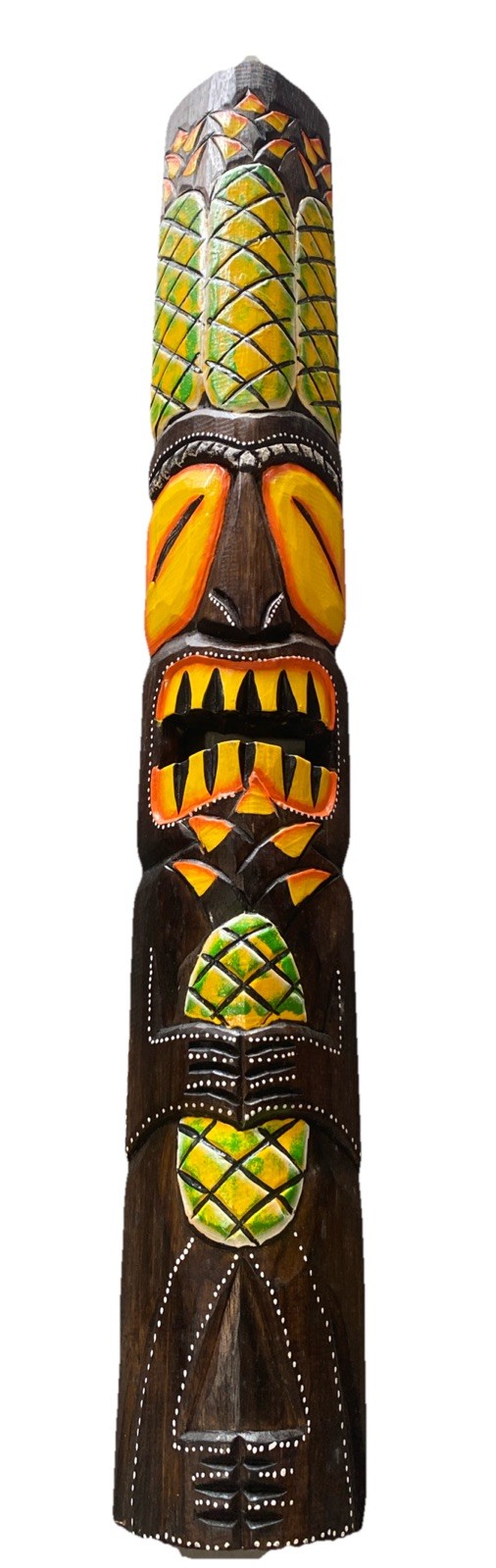 40” TIKI MASK HAWAIIAN WALL ART ISLAND HOME DECOR BAR TROPICAL
