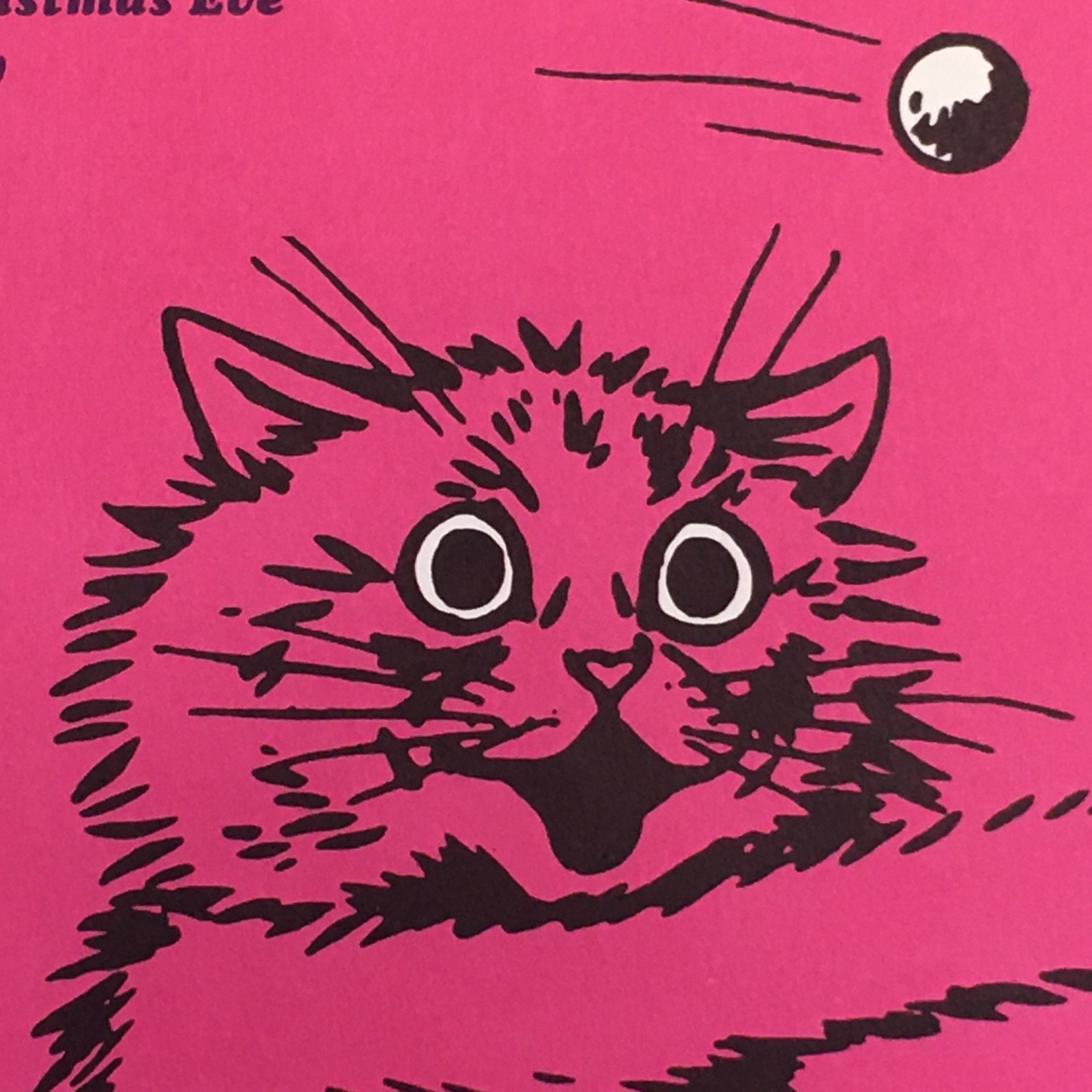 Extremely Rare Louis Wain Exhibit Poster – Victoria & Albert Museum Dec 1972
