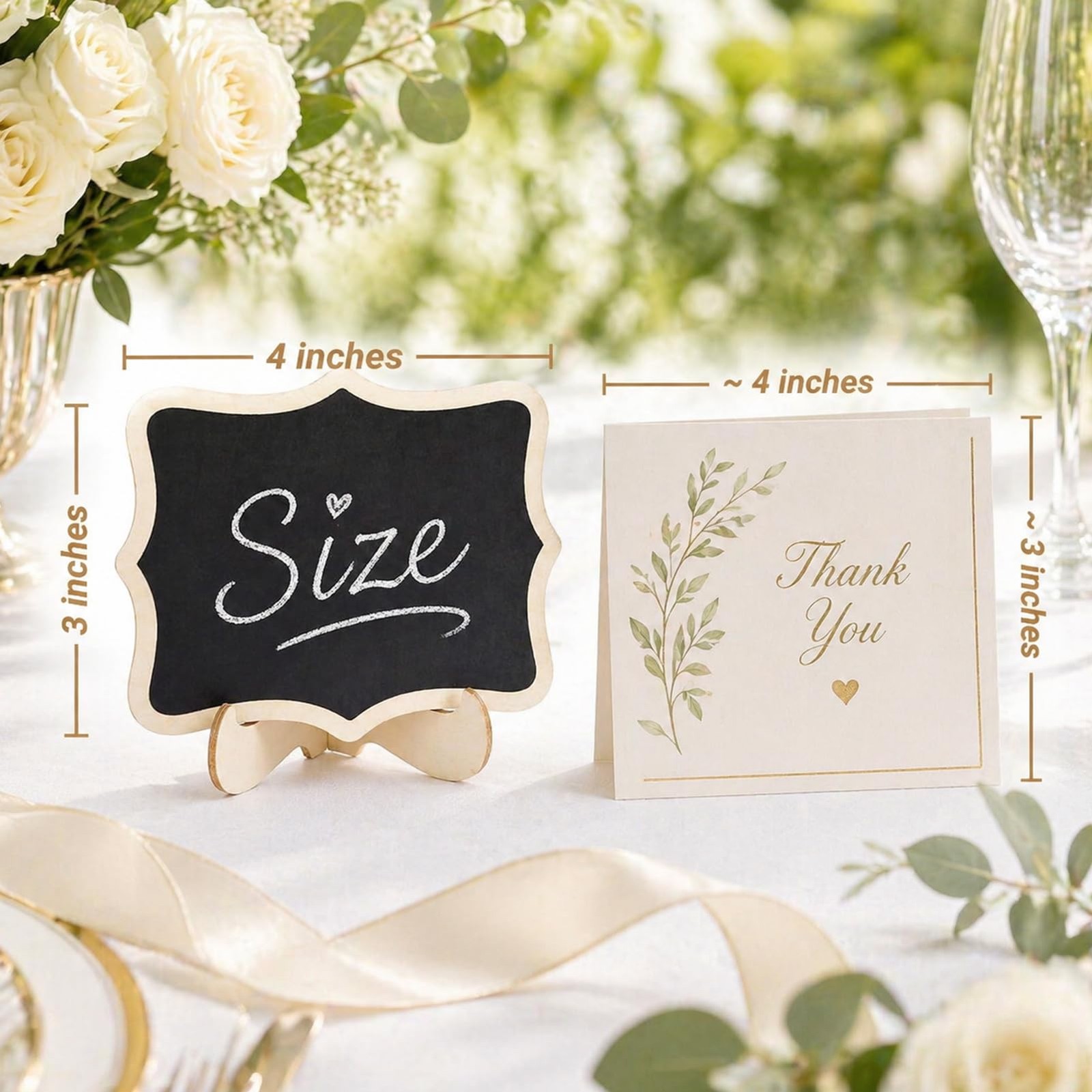 Oleoletoy Mini Chalkboard Signs 20 Pack Framed Small Chalk Board Food Labels