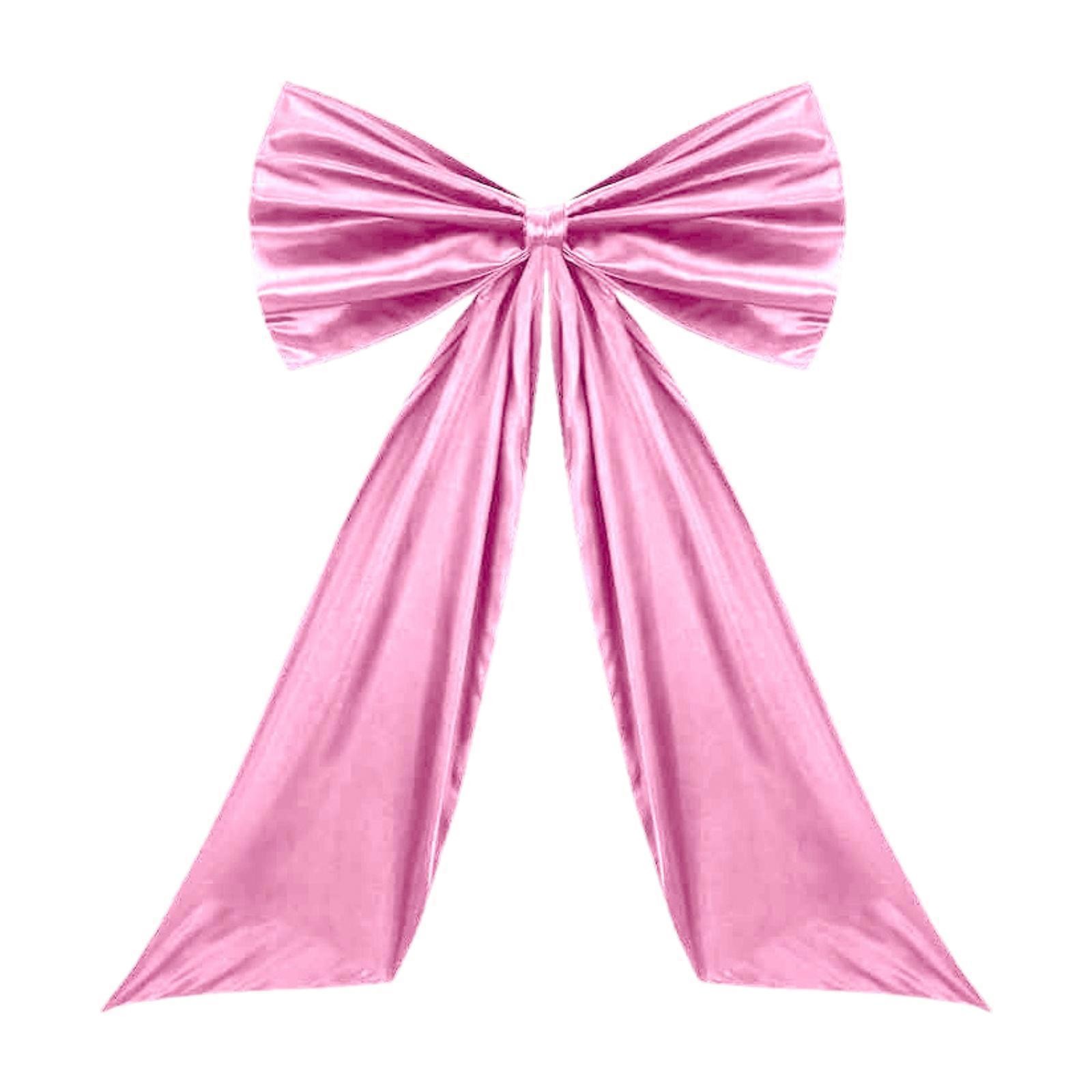 26&Prime; X 41&Prime; Large Bow Decor Giant Satin Ribbon Birthday Wedding Party Wall Hanging