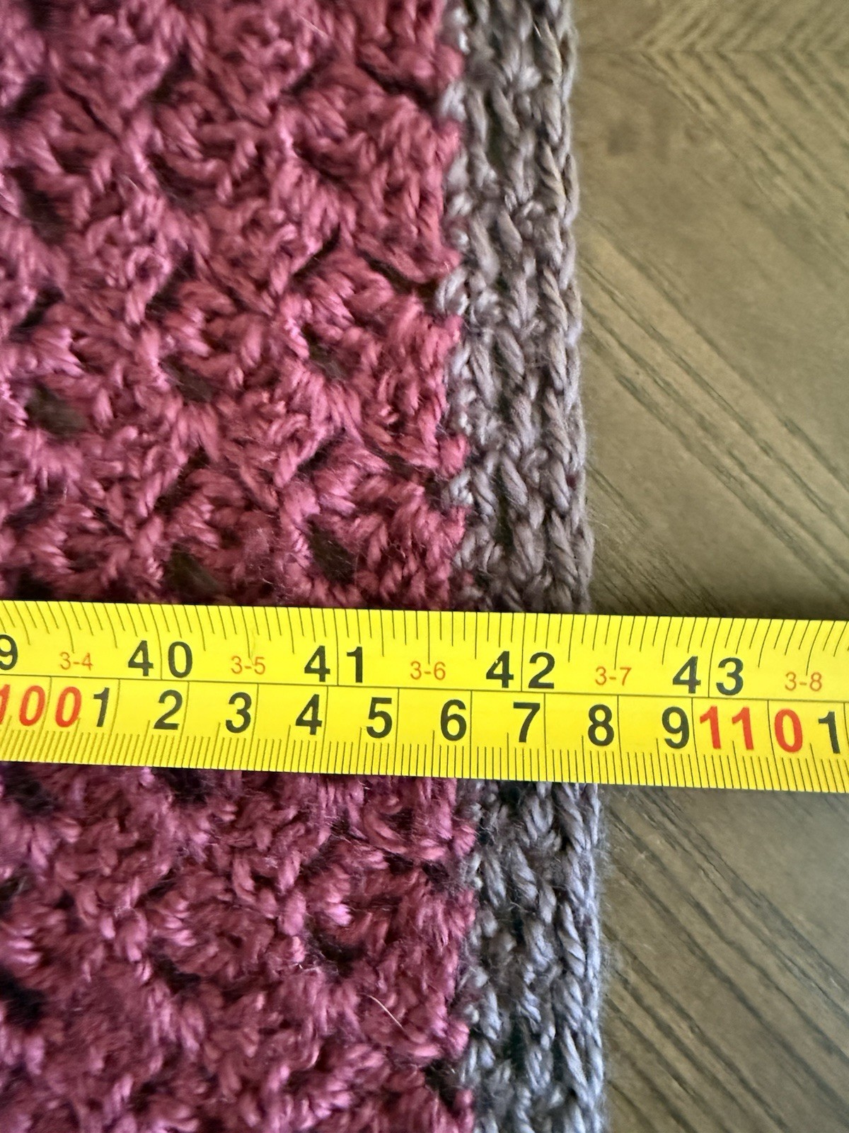 handmade crochet afghan / throw blanket