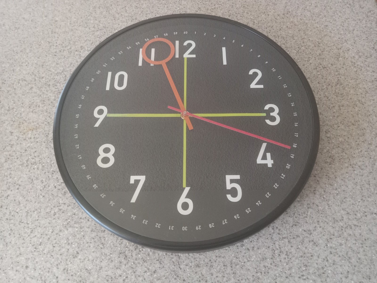 12&Prime; Multi Color Modern Look Wall Clock