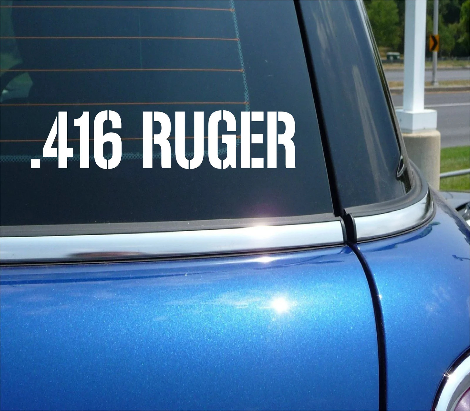.416 RUGER VINYL DECAL STICKER FOR AMMO CAN BULLET BOX SHELL CALIBER RIFLE CAR