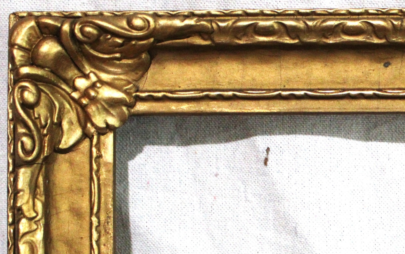 ANTIQUE FITS 14 X 17 FRENCH BAROQUE PICTURE FRAME ORNATE WOOD GOLD GILT FINE ART