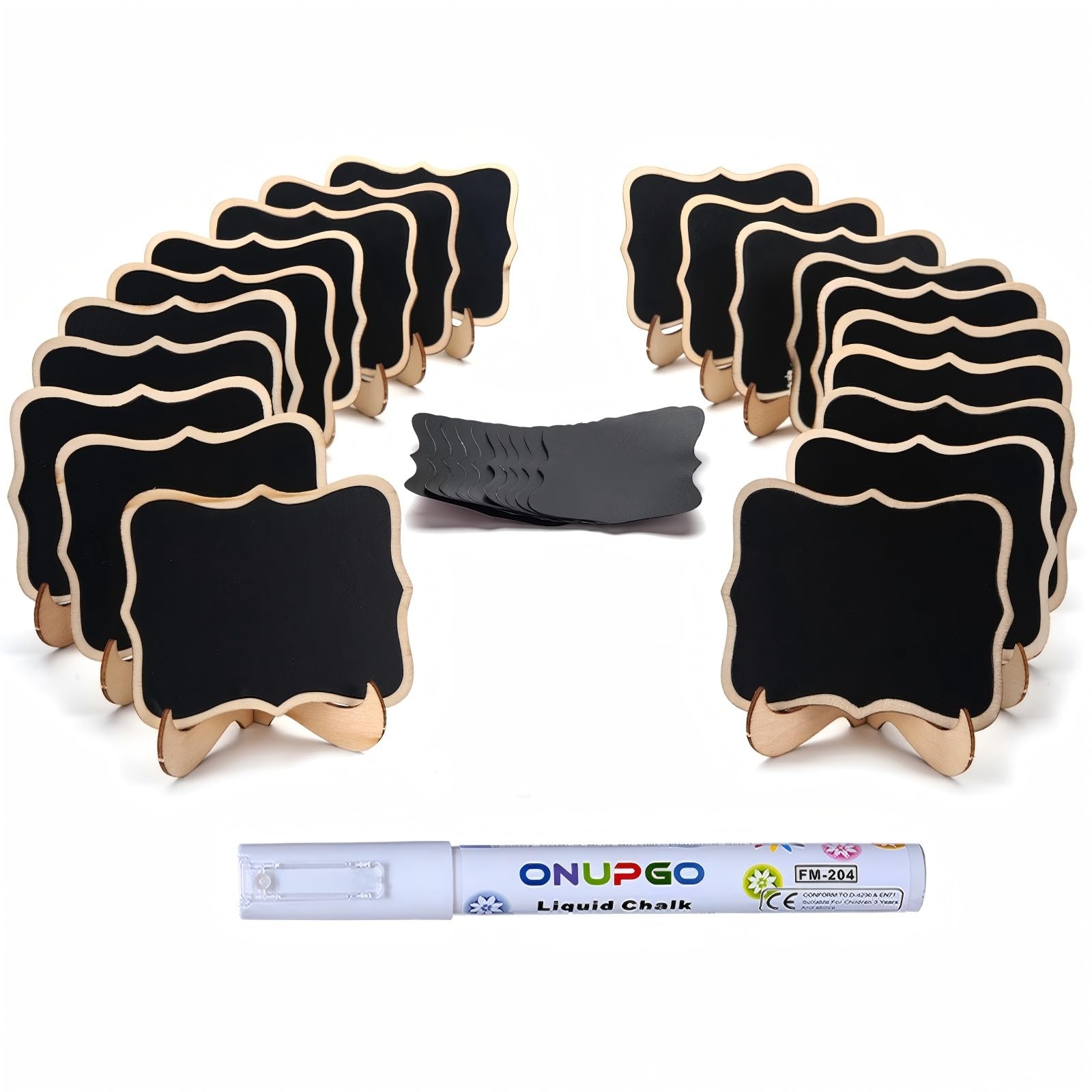 Mini Chalkboard Signs 20 Pack Small Chalkboard Labels Table Signs with Easel …