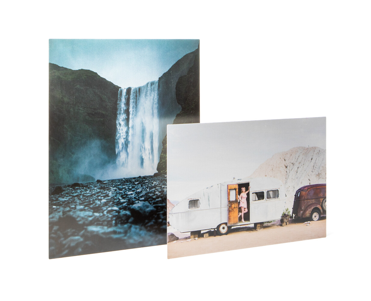 CUSTOM PRINTED Aluminum Gloss Print 18 x 24, office, logos, rooms, pictures