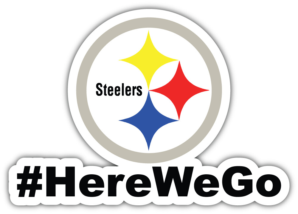 Pittsburgh Steelers Hashtag NFL Sport Car Bumper Sticker Decal  »SIZES »