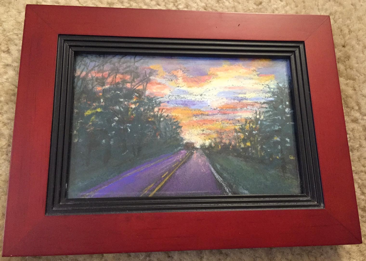 Original Miniature Pastel Painting from New Mexico artist Sharon Jensen