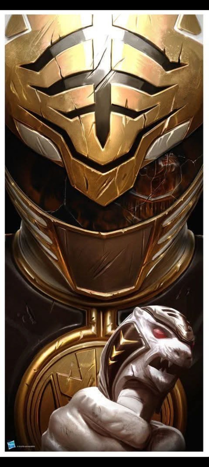 MMPR&rsquo;S STICKER X HIGH-GLOSS STICKER X 3X2 INCHES STICKER X TOMMY THE WHITERANGER