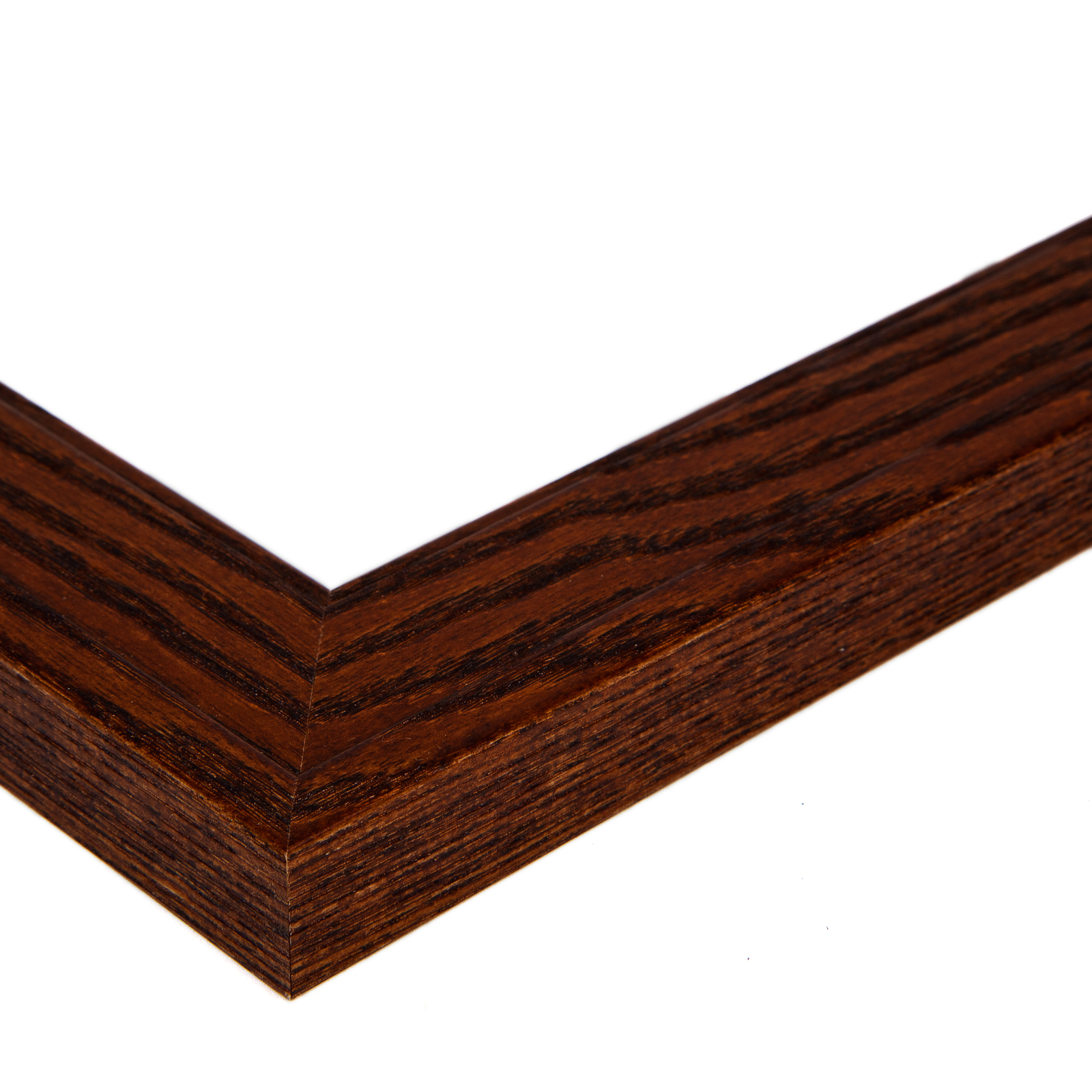 ArtToFrames 1.5&Prime; Custom Poster Frame Brown Walnut Stain on Oak Wood 4105 Large
