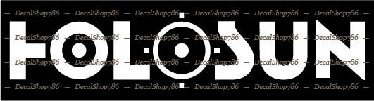 Holosun Riflescopes – Tactical / Hunting – Vinyl Die-Cut Peel N&rsquo; Stick Decals