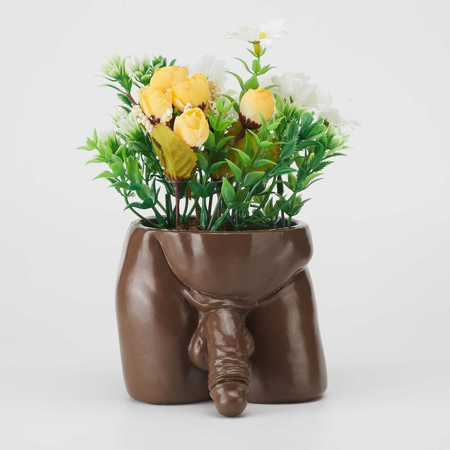 Body Vases for Decor – Penis Planter Pot, Male Body Plant Pots- Penis Vase Funny