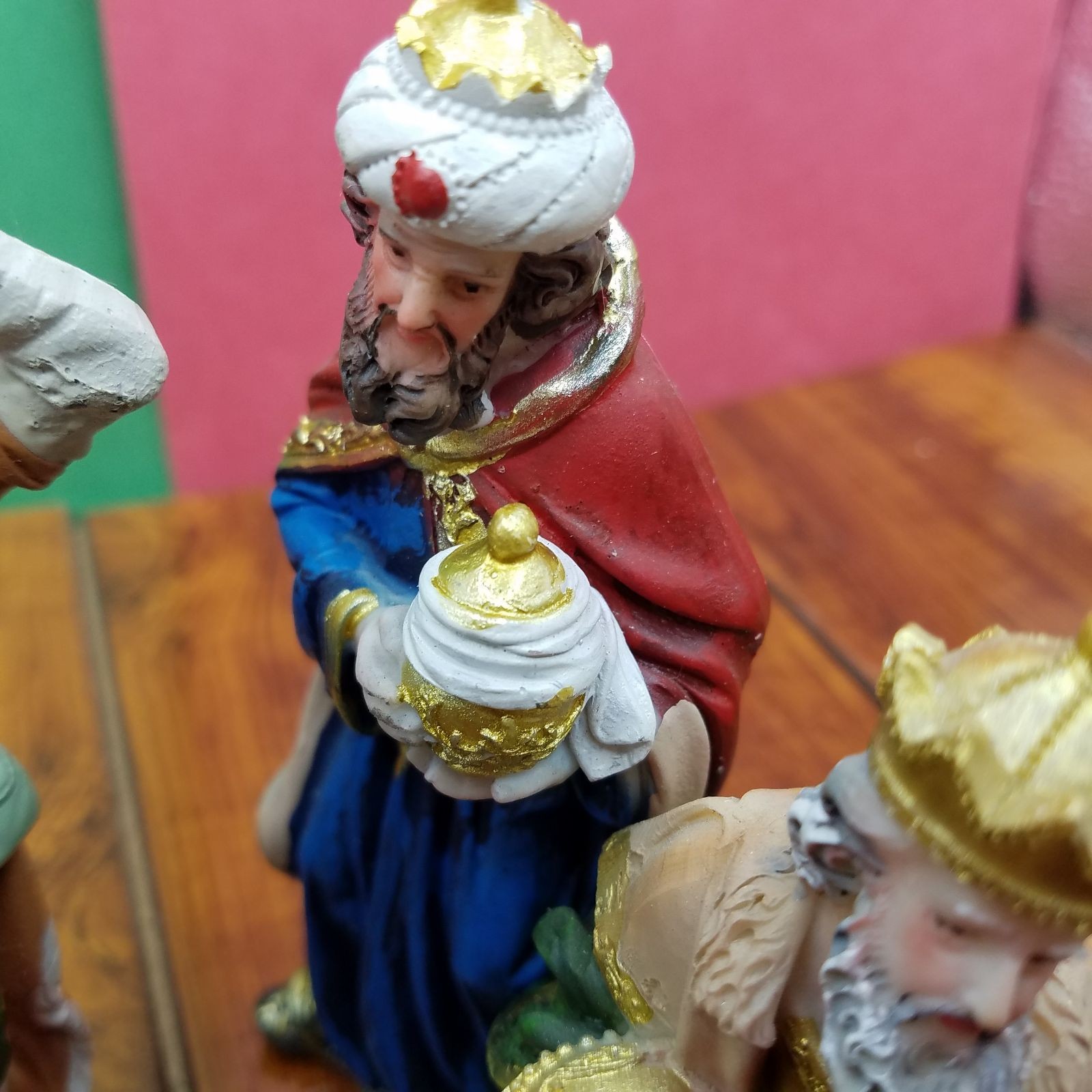 Christmas Nativity Scene Set Figures Polyresin Figurines Baby Jesus 11PCS SET