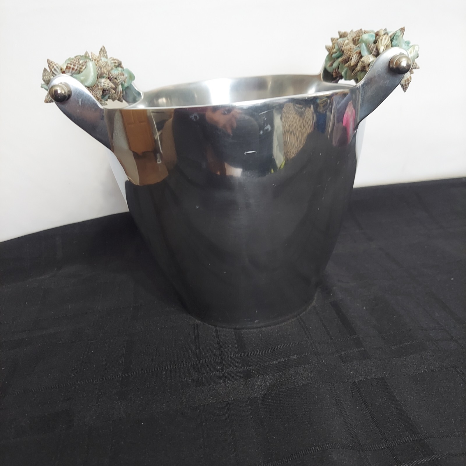 Zodax Metal Ice Bucket With Side Handles 6.5&Prime; X 7&Prime;