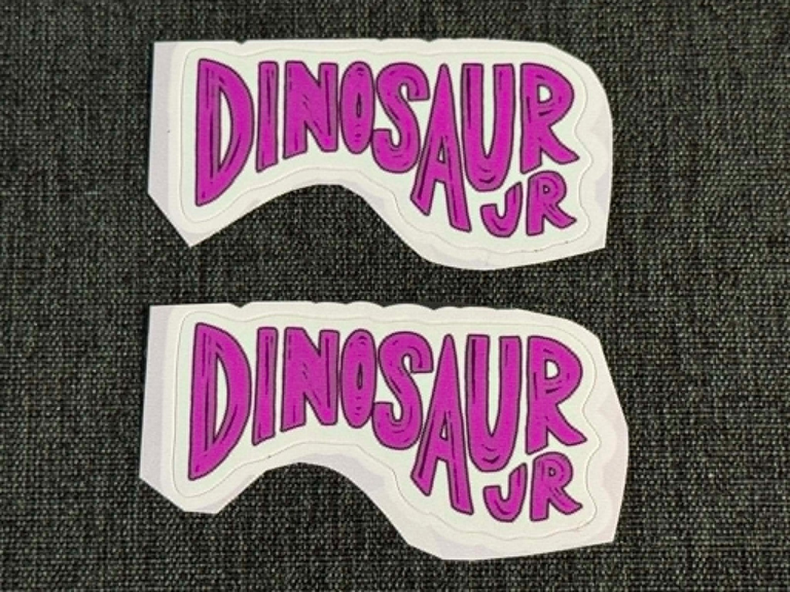 Lot (2) DINOSAUR JR. 1 1/4&Prime; x 2 1/2&Prime; Band Logo STICKERS Fast! Free Ship!