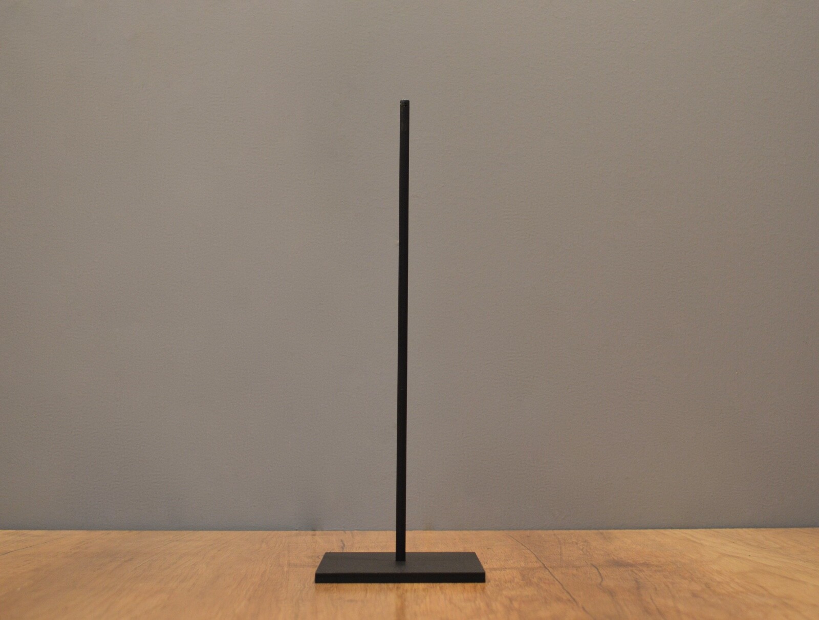 10&Prime; High Metal Display Rod Stand for Tribal Art & other Art objects – 4×4&Prime; base