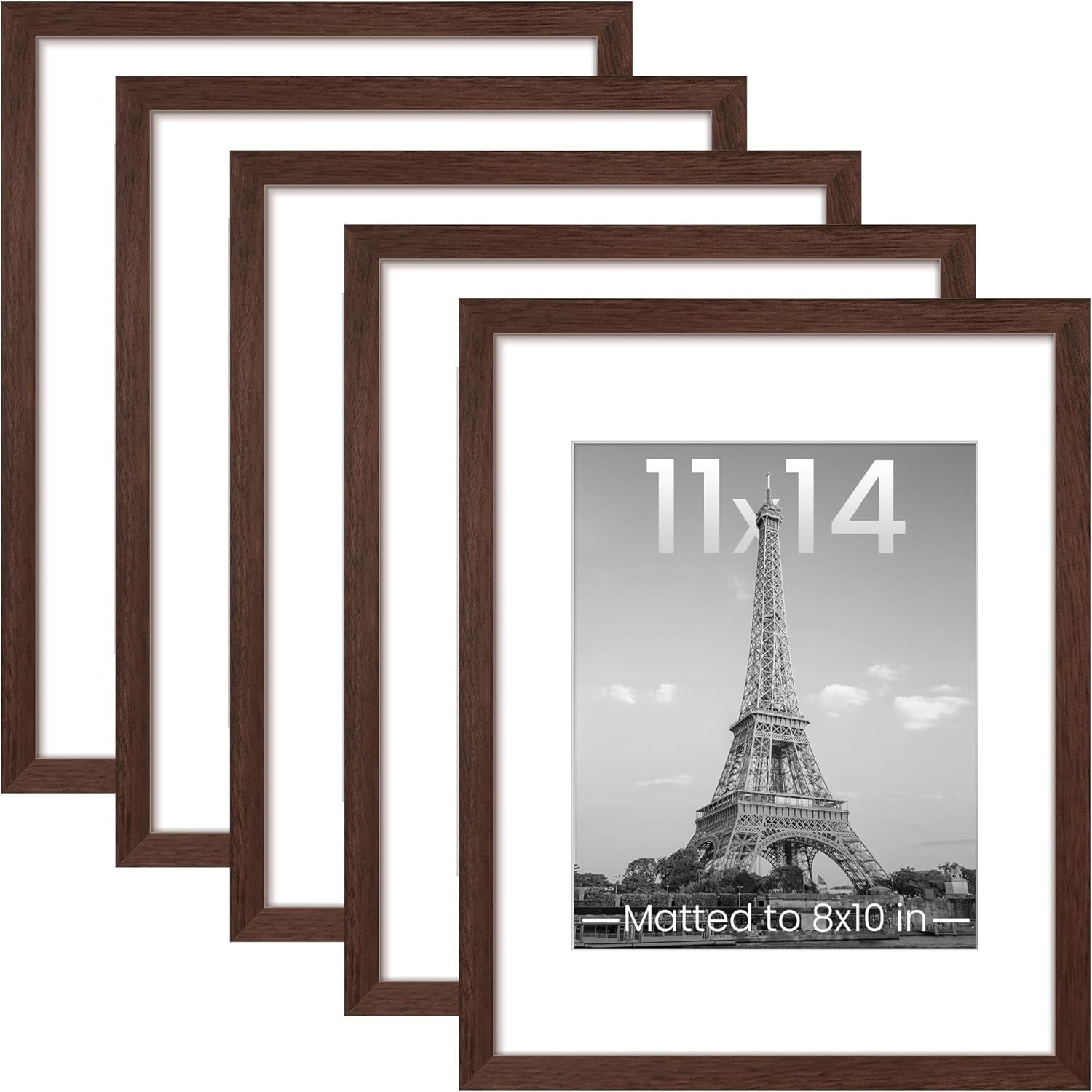 5 Count Classic Picture Frames – Safe, Stylish Display for Cherished Memories