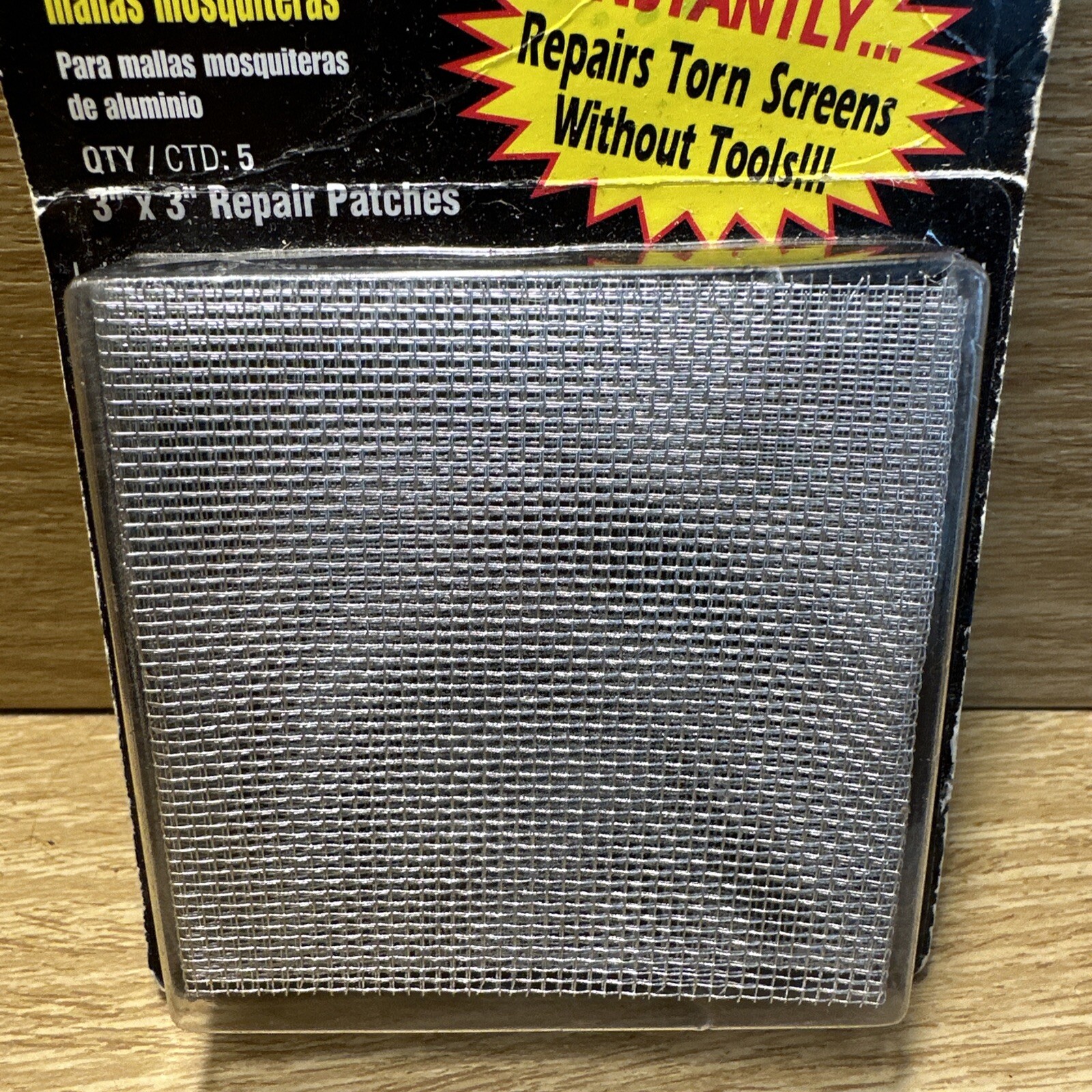 Screen Repair Patch (5 Count) 3×3 Inches Pro Repair Aluminum Square Window Door