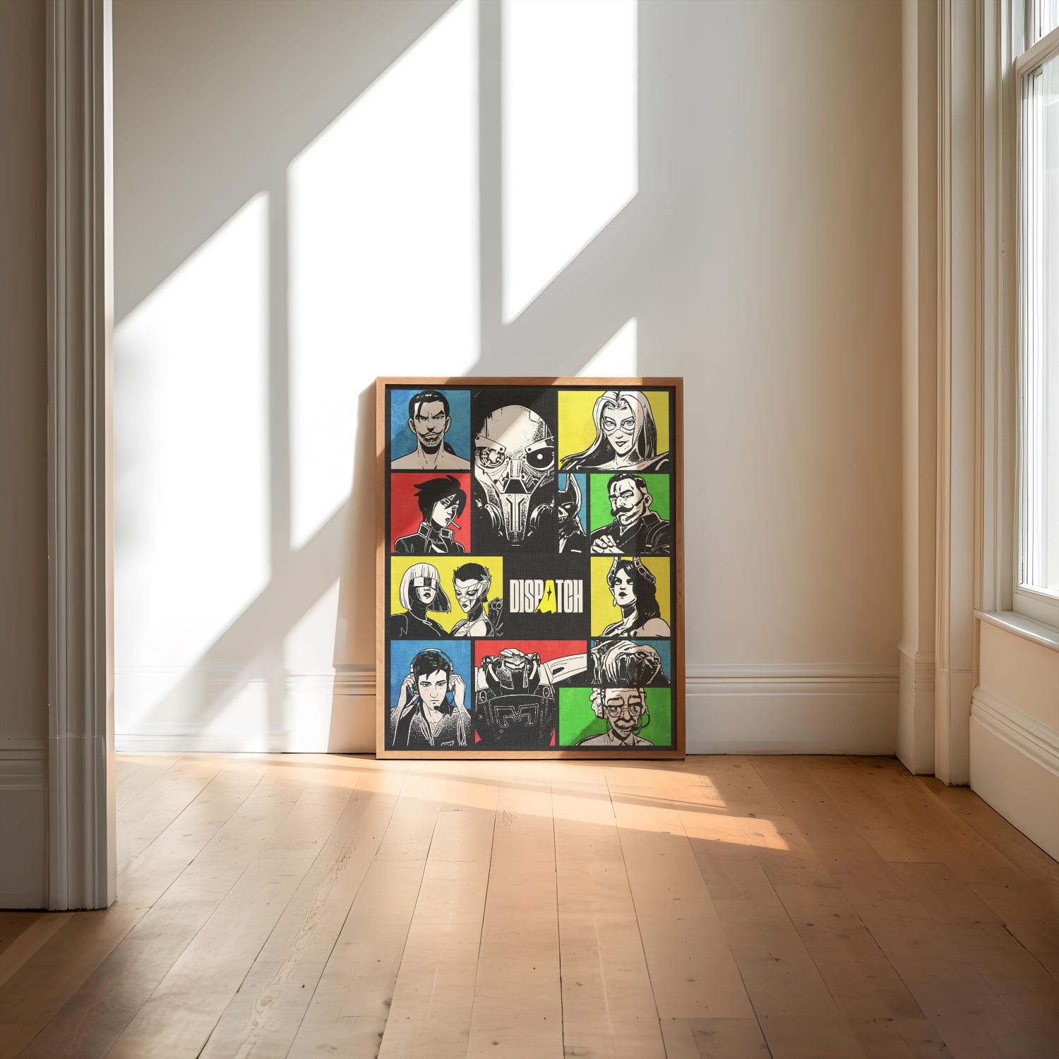 Brutalist Dispatch Poster | Wall Art for Any Room | Hero Textured Print