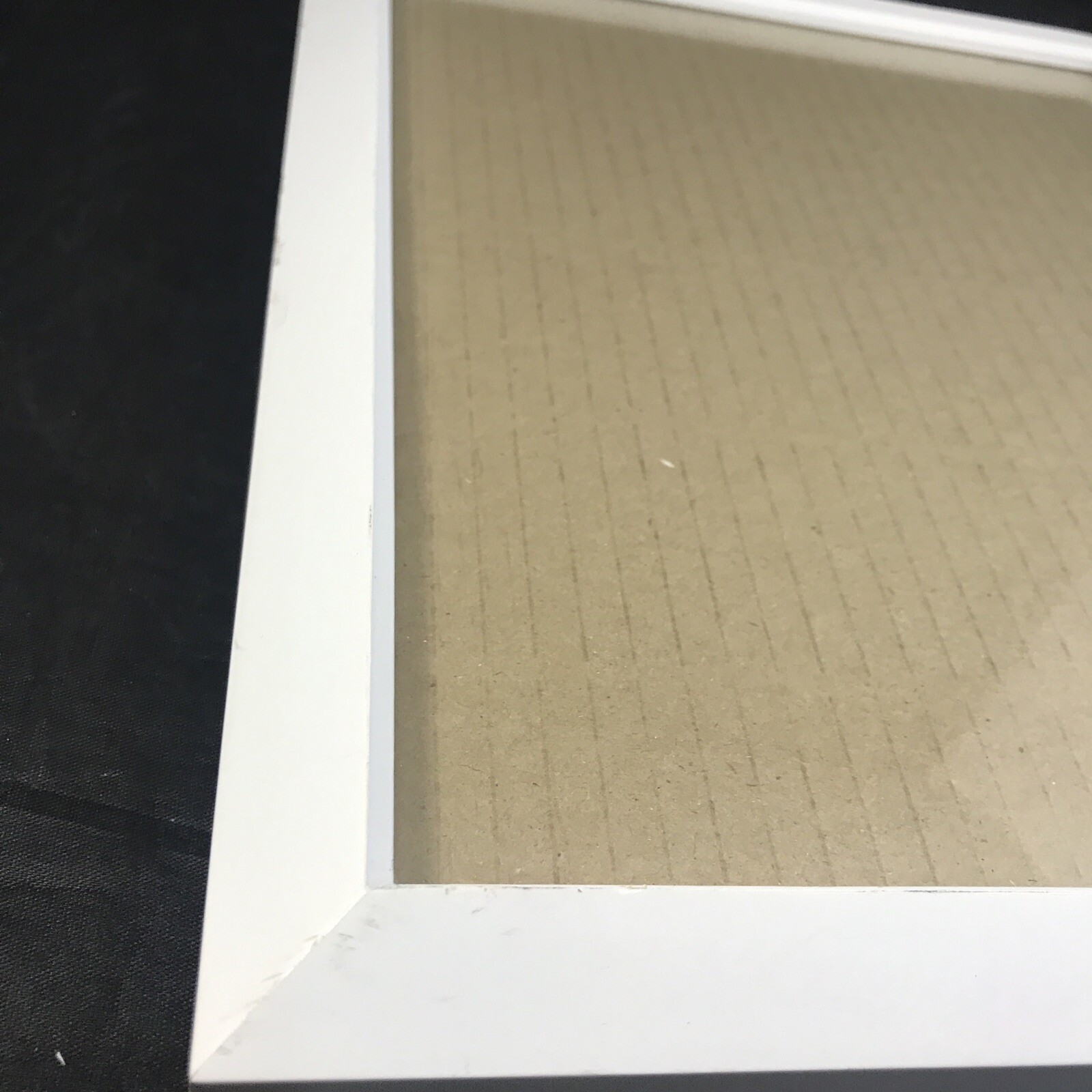 White Photo Frames Set 2 Image Window 9.5 in x 7.5 in Freestanding or Hang