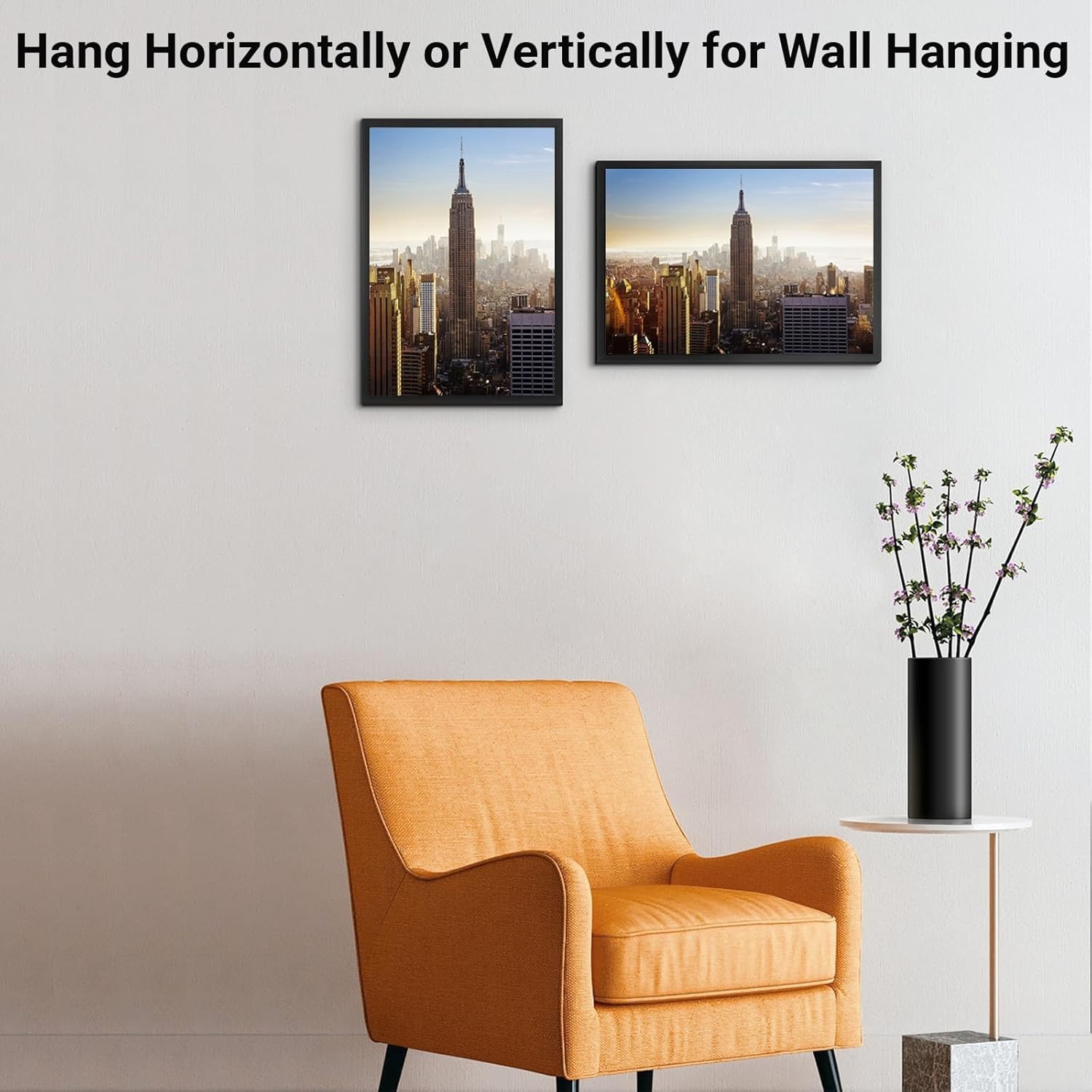 Sturdy and Stylish Black 12×12 Photo Frame – Easy Installation & Versatile Use