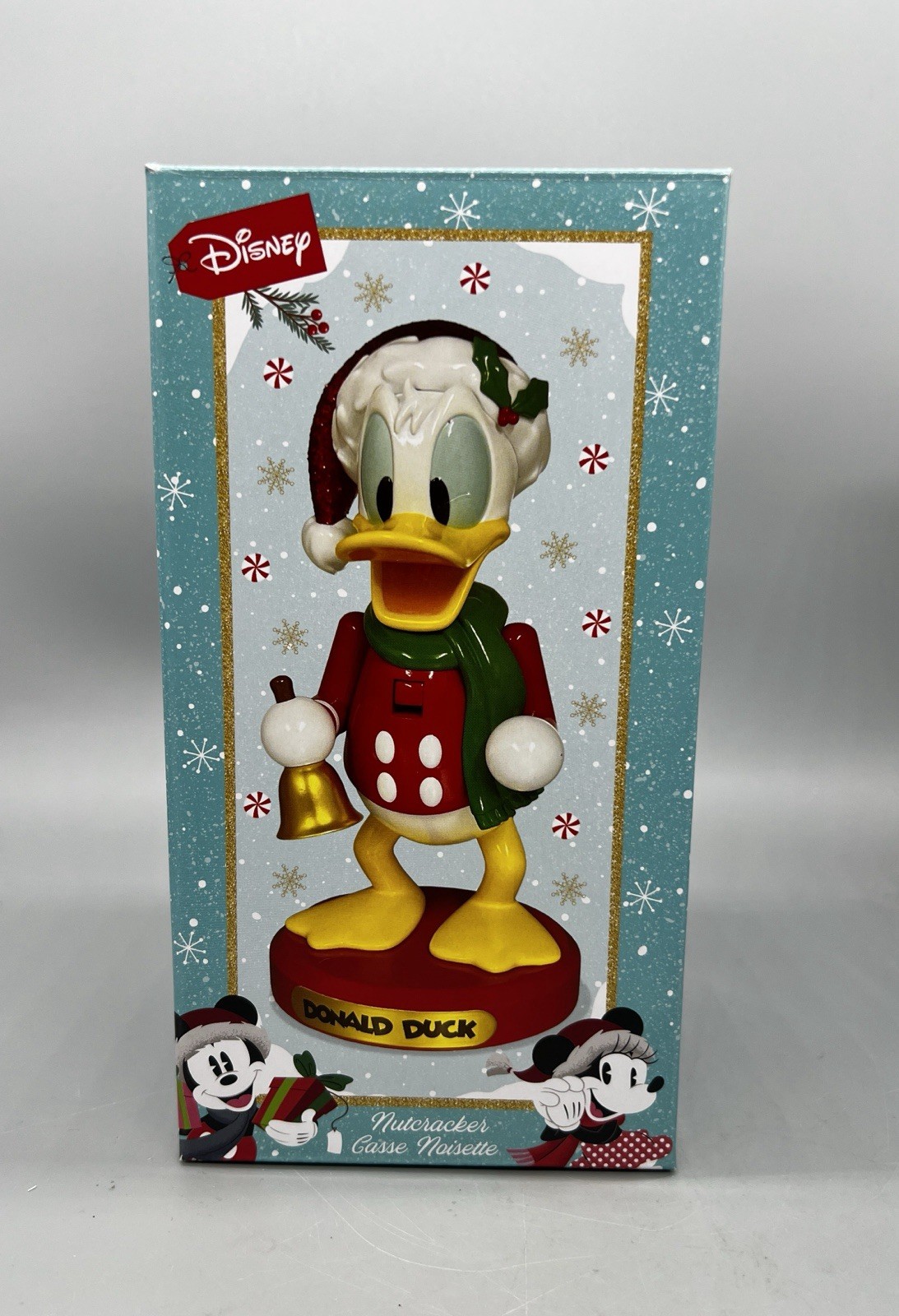 Donald Duck Nutcracker 6 In. Plastic Christmas Figurine New In Box