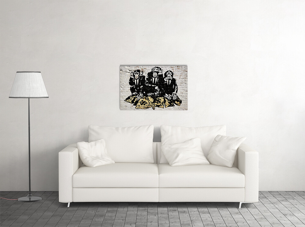 Three Wise Monkeys Banksy Graffiti Art Wall – POSTER 20×30